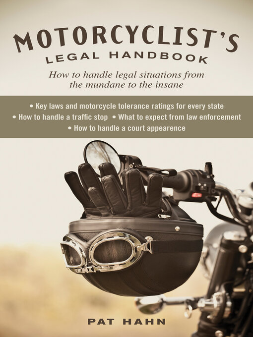 Title details for Motorcyclist's Legal Handbook by Pat Hahn - Available